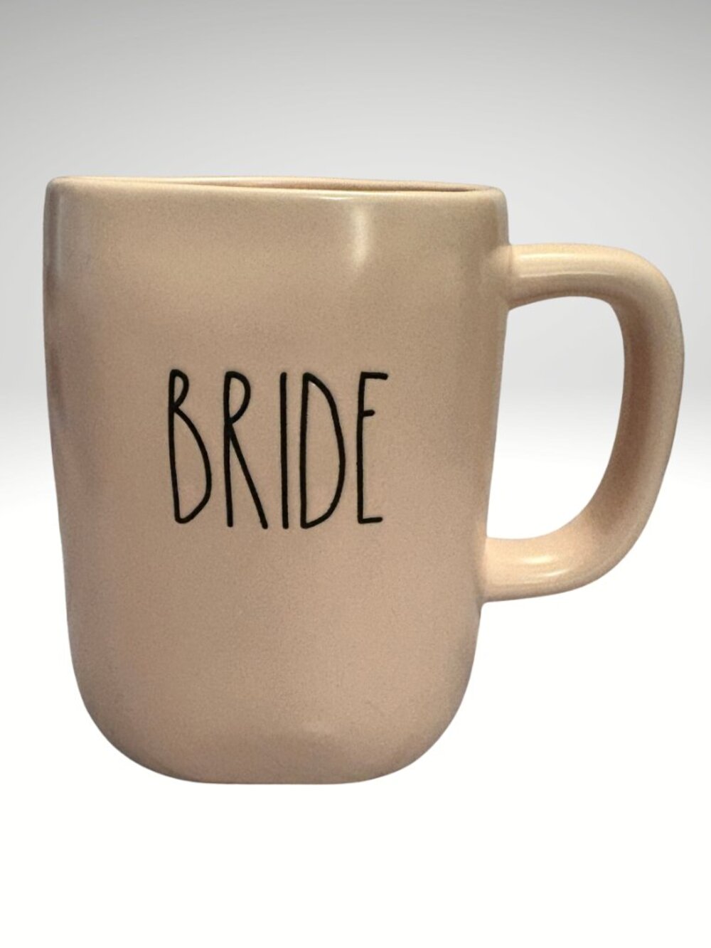 Rae Dunn BRIDE Pink Artisan Collection Large Coffee Mug Wedding (SKU: 222MI)